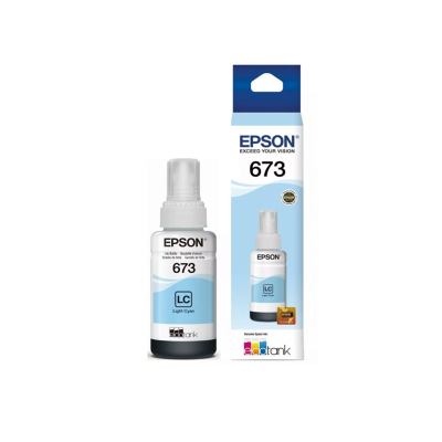 Tinta EPSON 673 CYAN CLARO