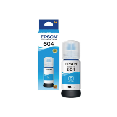 Tinta EPSON 504 CYAN