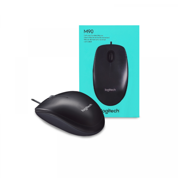 Logitech Mouse M90 Mouse optico con cable